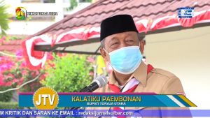 JADI PEMBINA UPACARA HUT PRAMUKA KE-59, KALATIKU : PRAMUKA WADAH MENDIDIK KARAKTER KAUM MUDA