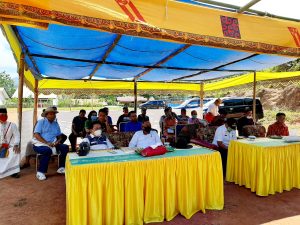 Bupati Torut, Resmikan Kelas Jauh SMP 4 Satap di Denpina Kapolang