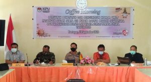 Jelang Persiapan Penetapan Dan Pengundian No Urut, KPU Torut Minta Bapaslon Taat Protokol Kesehatan