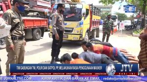 VIDEO : TERJARING RASIA YUSTISI, PULUHAN PENGENDARA YANG TAK MENGGUNAKAN MASKER DIHUKUM PUSH UP