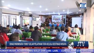 BERITA VIDEO : PJS BUPATI TORUT HADIRI PELATIHAN TATA KELOLA DESTINASI WISATA YANG DIGELAR DISPARBUD