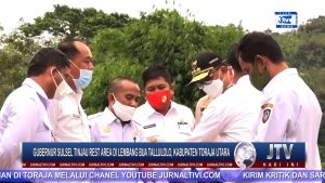 BERITA VIDEO : KUNKER KE TORUT, GUBERNUR SULSEL TINJAU PEMBANGUNAN REST AREA DI LEMBANG TALLULOLO