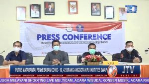 BERITA VIDEO : ANGGOTA KPU TORUT DAN STAF JALANI TEST SWAB COVID-19, ADA APA?