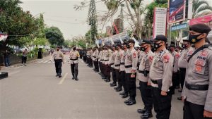 Kapolres Tana Toraja Pimpin Apel Gelar Pasukan Persiapan Pengamanan TPS
