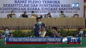 BERITA VIDEO : HASIL PLENO KPU TORUT, OMBAS – DEDY PEMENANG PILKADA TORUT 2020