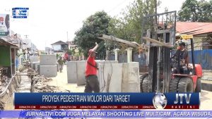 BERITA VIDEO : MOLOR DARI TARGET, PEKERJAAN PROYEK PEDESTRIAN KOTA RANTEPAO KENA DENDA
