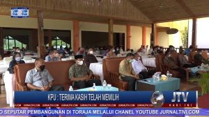 BERITA VIDEO : PARTISIPASI MASYARAKAT DI PILKADA TORUT MENINGKAT, KPU TERIMA KASIH KEPADA SEMUA PIHAK