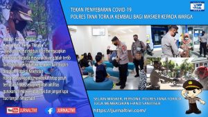 BERITA VIDEO : TEKAN PENYEBARAN COVID-19, POLRES TANA TORAJA BAGIKAN 10 RIBU MASKER DAN HUKUM PHUS UP PELANGGAR PROKES