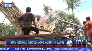 BERITA VIDEO : EMPAT RUMAH ADAT SATU RUMAH TINGGAL, AMBRUK DIHANTAM ANGIN PUTING BELIUNG DI LA’BO’