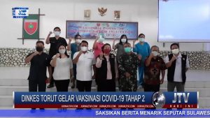 BERITA VIDEO : DINKES TORUT VAKSINASI COVID-19 ASN, TNI – POLRI DAN TOKOH AGAMA