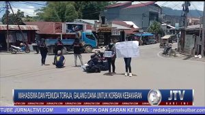 BERITA VIDEO : MAHASISWA DAN PEMUDA TORAJA, GALANG DANA UNTUK KORBAN KEBAKARAN DI TIKALA