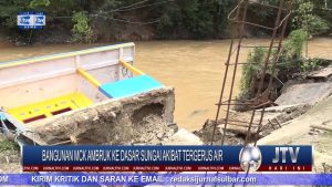 BERITA VIDEO : TERGERUS AIR SUNGAI SA’DAN, BANGUNAN MCK DI BELAKANG PDAM TORUT AMBRUK