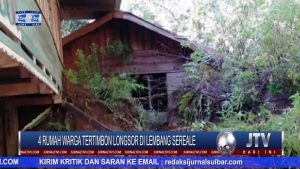 BERITA VIDEO : 4 RUMAH WARGA DI SEREALE TERTIMBON LONGSOR, PEMILIK RUMAH TERPAKSA MENGUNGSI