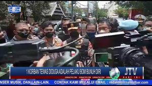 BERITA VIDEO : BOM BUNUH DIRI DIDEPAN GEREJA KATEDRAL MAKASSAR, KAPOLDA SULSEL : 1 KORBAN TEWAS DAN 9 ORANG LUKA