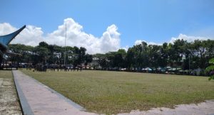 Persiapan Apel Perdana Bupati Terpilih, Lapangan Bakti Dibersihkan PUPR dan Satpol PP