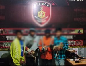 4 Orang Pelaku Judi Sabung Ayam Tak Berkutik, Saat Diringkus Tim Batitong Maro Polres Tana Toraja