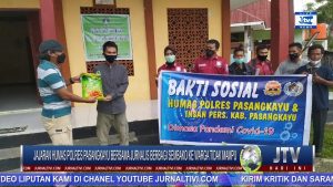 BERITA VIDEO : JAJARAN HUMAS POLRES PASANGKAYU BERSAMA JURNALIS BERBAGI SEMBAKO KE WARGA TIDAK MAMPU