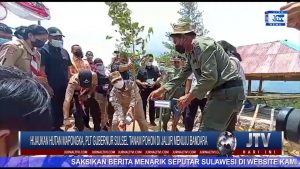 BERITA VIDEO : HIJAUKAN HUTAN MAPONGKA, PLT GUBERNUR SULSEL TANAM POHON DI JALUR MENUJU BANDARA