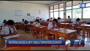 BERITA VIDEO : HARI PERTAMA UJIAN SEKOLAH, SMP N 1 SANGALLA’ TERAPKAN PROKES SECARA KETAT
