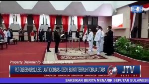 BERITA VIDEO : PLT GUBERNUR SULSEL, LANTIK OMBAS – DEDY BUPATI TERPILIH TORAJA UTARA