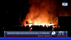 BERITA VIDEO : KEBAKARAN HEBAT HANGUSKAN 8 RUMAH DI KOMPLEKS PASAR BARU SANGALLA, PICU KEPANIKAN WARGA