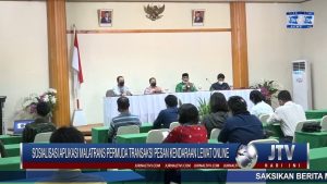 BERITA VIDEO : GANDENG DINAS PARIWISATA DAN KEJAKSAAN, PENDIRI APLIKASI MALATRANS SOSIALISASI KEMUDAHAN PESAN KENDARAAN LEWAT ONLINE
