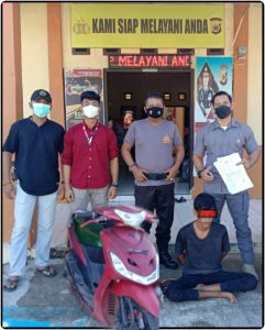 Polsek Teupah Barat Tangkap Pencuri Mesin Robin