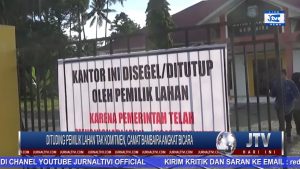 BERITA VIDEO : DITUDING PEMILIK LAHAN TAK KOMITMEN, CAMAT BAMBAIRA ANGKAT BICARA