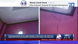 BERITA VIDEO : SEJUMLAH RUMAH WARGA RUSAK DIDUGA AKIBAT GUNCANGAN UJI COBA PLTA MALEA, VIRAL DI MEDIA SOSIAL