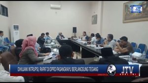 BERITA VIDEO : DIHUJANI INTRUPSI, RAPAT DI DPRD PASANGKAYU BERLANGSUNG TEGANG