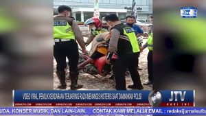 BERITA VIDEO VIRAL, PEMILIK KENDARAAN TERJARIING RAZIA MENANGIS HISTERIS SAAT DIAMANKAN POLISI
