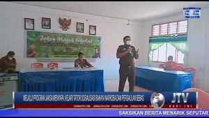 BERITA VIDEO : MELALUI PROGRAN JAKSA MENYAPA, KEJARI TATOR SOSIALISASI BAHAYA NARKOBA DAN PERGAULAN BEBAS