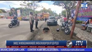 BERITA VIDEO : BANDEL TAK MENGGUNAKAN MASKER, WARGA DIHUKUM PUSH UP OLEH POLISI