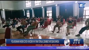 BERITA VIDEO : PELAKSANAAN VAKSIN COVID-19 KODIM 1414 TANA TORAJA, DISAMBUT ANTUSIAS WARGA