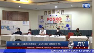 BERITA VIDEO : ANGKA PENULARAN COVID-19 TORAJA UTARA KE 2 TERTINGGI DI SULSEL, SATGAS PERCEPAT 3 T