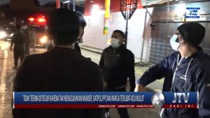 BERITA VIDEO : TIDAK TERIMA DITEGUR KARENA TAK MENGGUNAKAN MASKER, SATPOL PP DAN WARGA TERLIBAT ADU MULUT