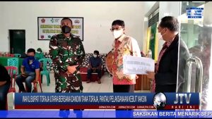 BERITA VIDEO : PANTAU PELAKSANAAN VAKSINASI DI KODIM, WAKIL BUPATI TORAJA UTARA MINTA PUSAT, PERHATIKAN DAERAH