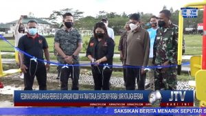 BERITA VIDEO : RESMIKAN SARANA OLAHRAGA REKREASI DI LAPANGAN KODIM 1414 TANA TORAJA, EVA STEVANY RATABA : MARI KITA JAGA BERSAMA