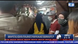 BERITA VIDEO : ABAIKAN PROTOKOL KESEHATAN, PENYALURAN BST DI PASAR PAGI MALANGO’ DIBUBARKAN SATPOL PP