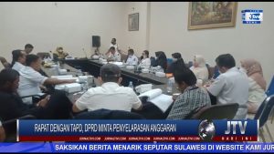 BERITA VIDEO : RAPAT DENGAN TAPD, ANGGOTA DPRD PASANGKAYU MINTA PENYELARASAN ANGGARAN