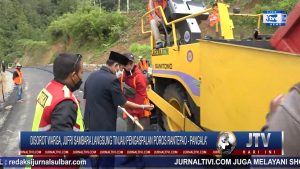 BERITA VIDEO : DISOROT WARGA, JUFRI SAMBARA LANGSUNG TINJAU PENGASPALAN POROS RANTEPAO – PANGALA’