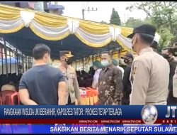 Rangkaian Wisuda UKI Berakhir, Kapolres Tator : Prokes Tetap Terjaga