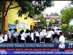 Jaringan Internet Terganggu, Tes CPNS di Toraja Utara Diundur
