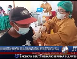 Sebelum Belajar Tatap Muka Kembali Dibuka, 300 Siswa SMA N 4 Tana Toraja Mengikuti Penyuntikan Vaksin