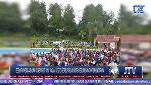 BERITA VIDEO : GEBYAR VAKSINASI DALAM RANGKA MENYAMBUT HUT TANA TORAJA KE 64 DI SERBU RIBUAN WARGA, PANITIA KEWALAHAN, KERUMUNAN TAK TERHINDARKAN