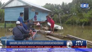 BERITA VIDEO : GUNAKAN SAMPAN, JURANA  ANGGOTA DPRD PASANGKAYU DARI PARTAI NASDEM, SALURKAN BANTUAN KE WARGA KORBAN BANJIR