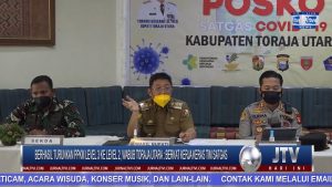 BERITA VIDEO : BERHASIL TURUNKAN PPKM LEVEL 3 KE LEVEL 2, WABUP TORAJA UTARA : BERKAT KERJA KERAS TIM SATGAS