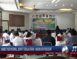 Berita Video : Sambut New Normal, Bupati Toraja Utara : Vaksin Kita Percepat