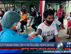 BERTA VIDEO : PERCEPAT PENANGANAN VAKSINASI, KODIM 1414 TANA TORAJA KEMBALI VAKSIN RATUSAN WARGA