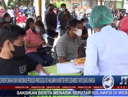 Berita Video : Donor Darah dan Vaksinasi Yang Digelar Pemuda Pancasila Toraja Utara di BPS, Disambut Antusias Warga